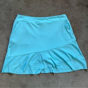 NWT Greg Norman PlayDry Ruffled Sculpting Golf Skort with Pockets
